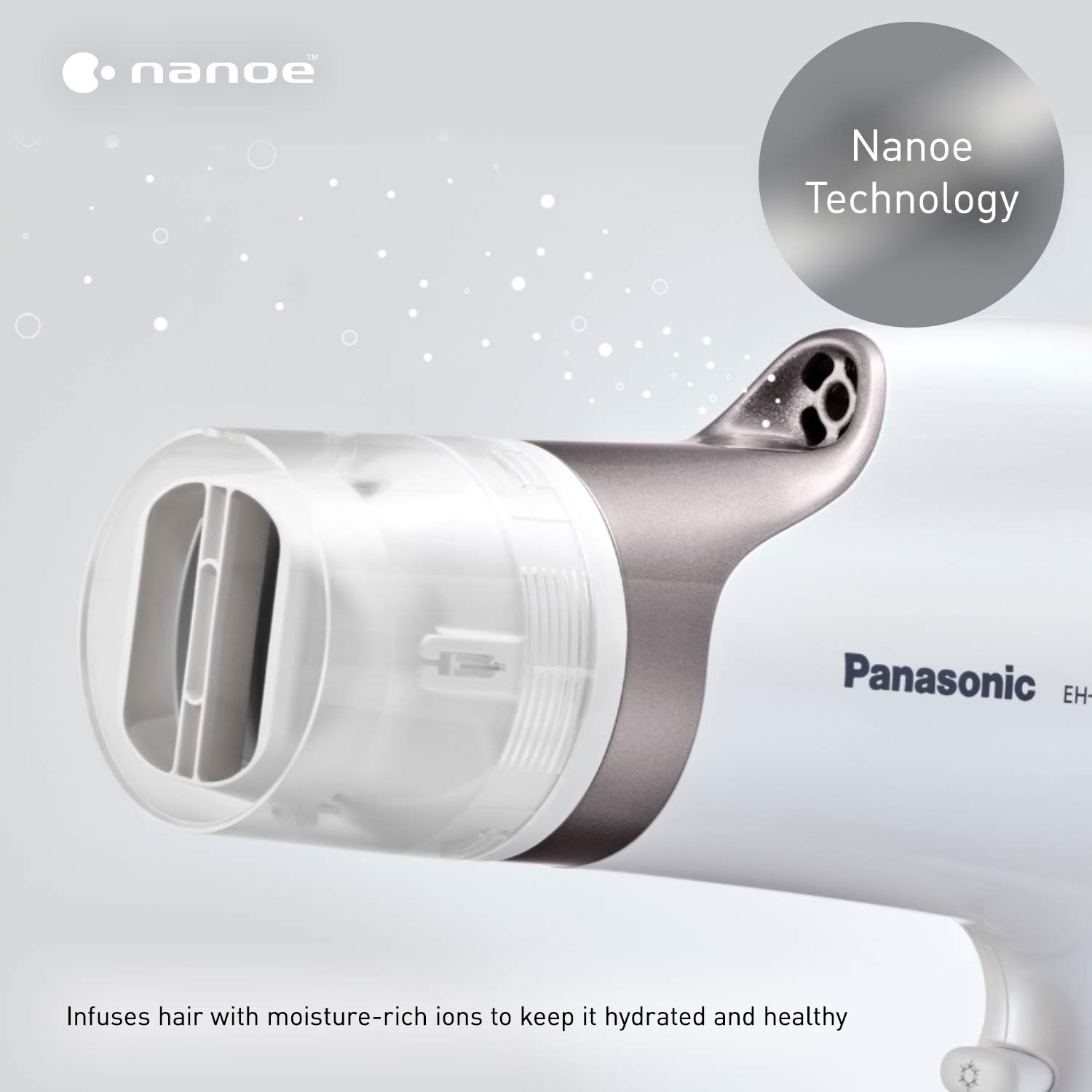 Panasonic New Nanoe Salon Hair Dryer with Oscillating QuickDry Nozzle